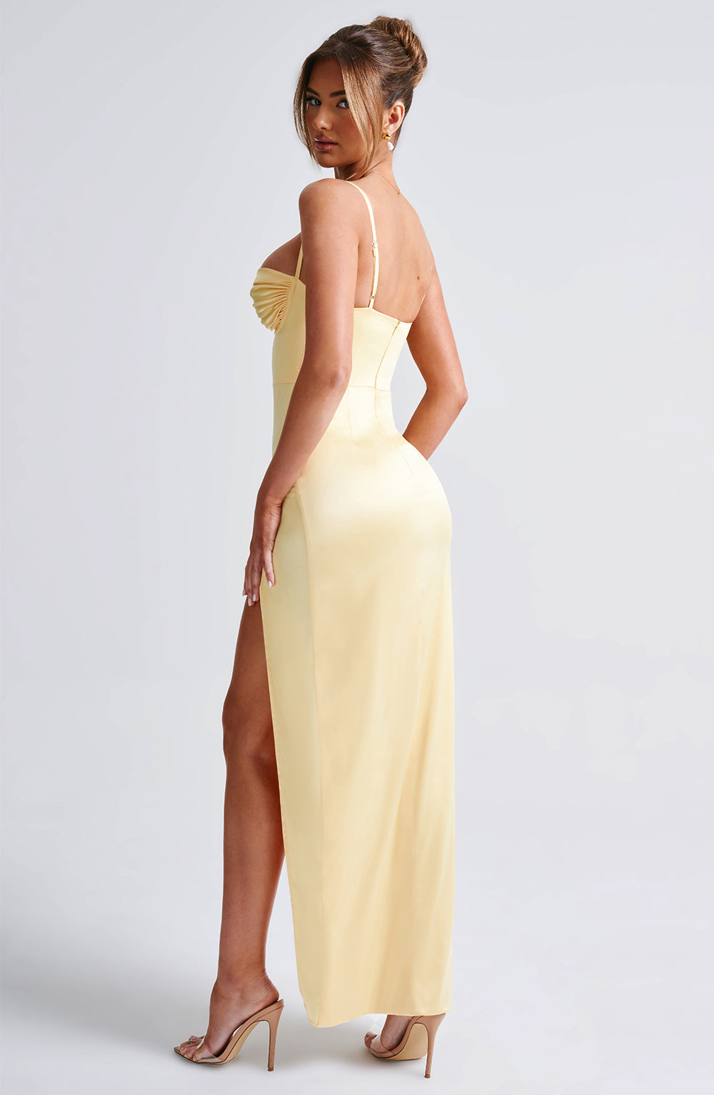 Robe longue Alora - Citron