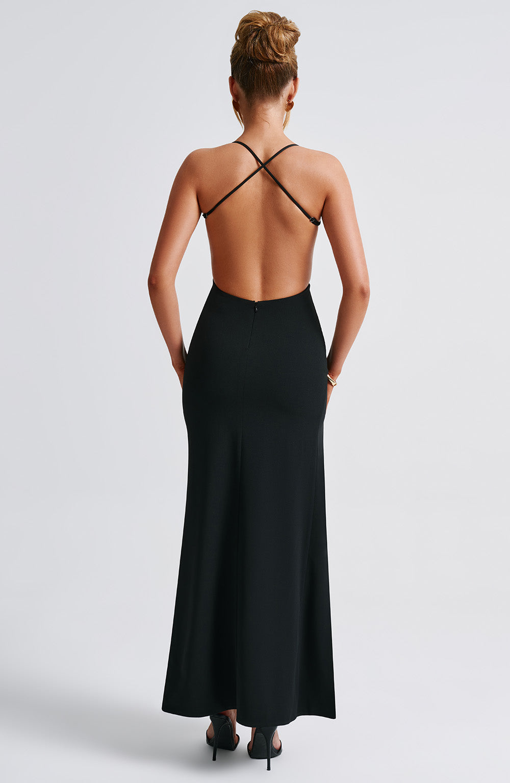 Beatrix Maxi Elbise - Siyah