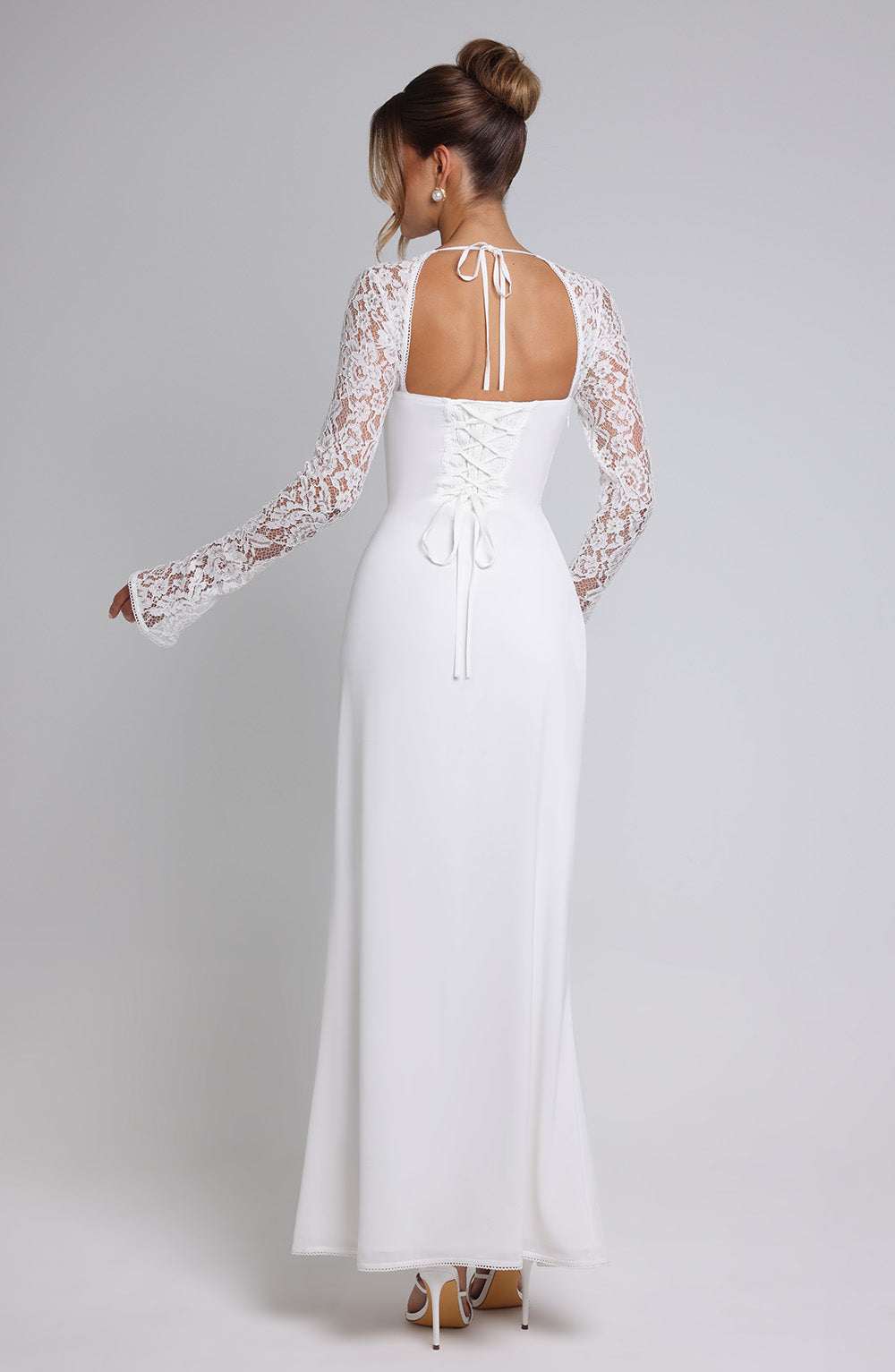 Aria Maxi Elbise - Ivory