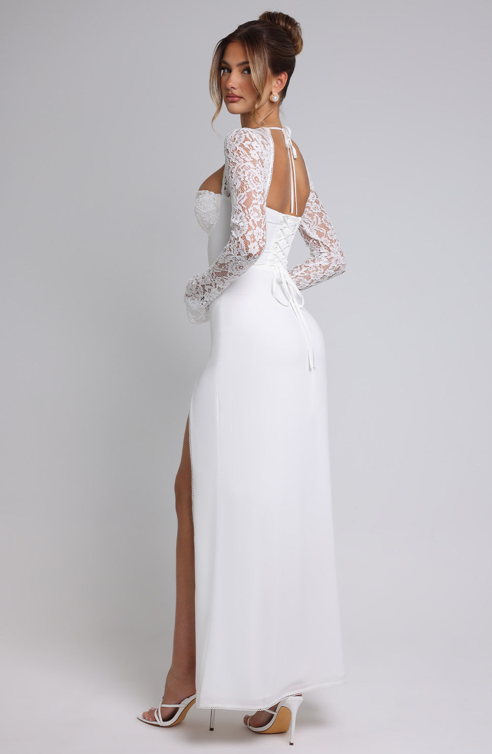 Aria Maxi Elbise - Ivory