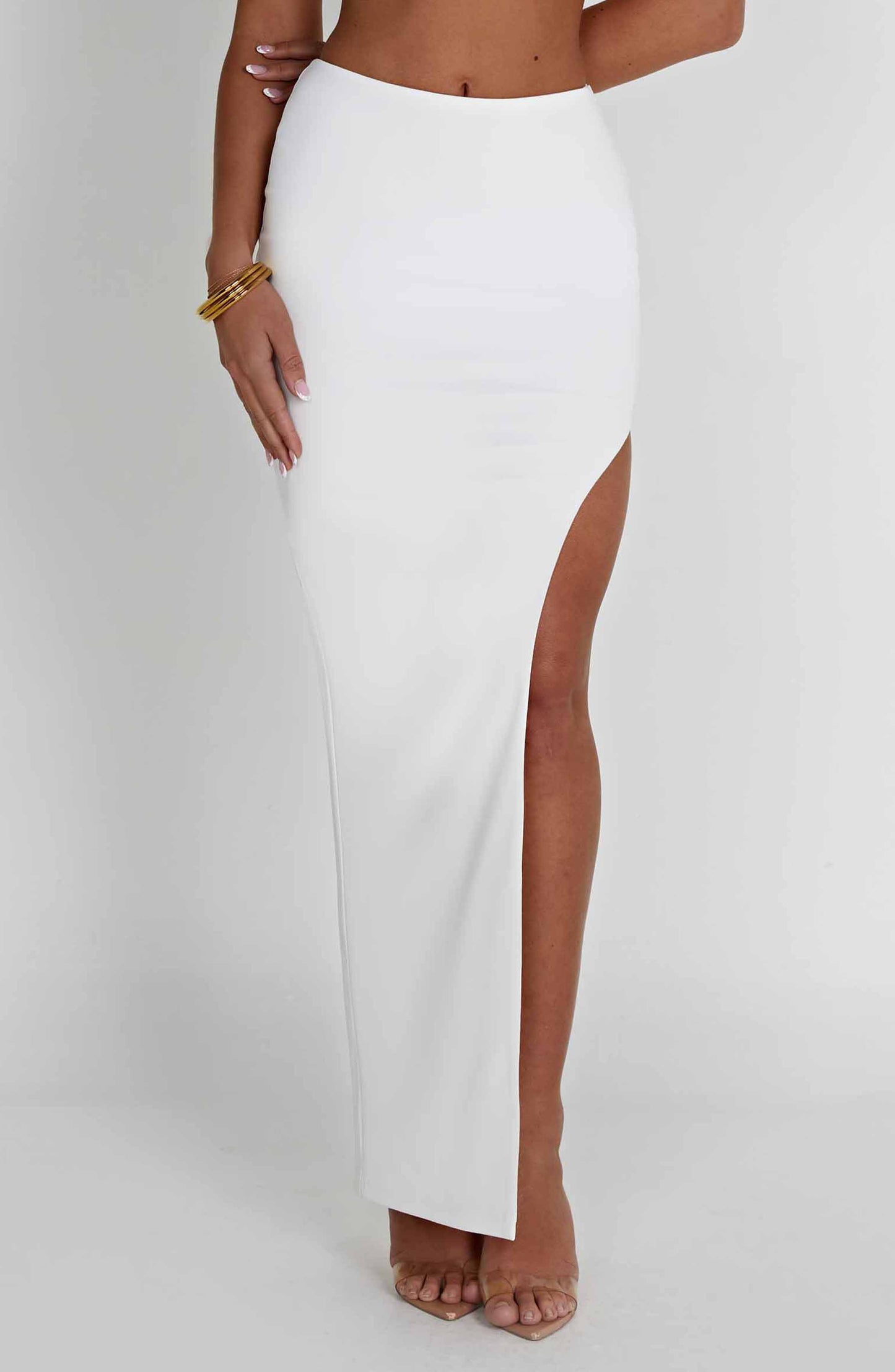 Adorn Maxi Etek - Ivory