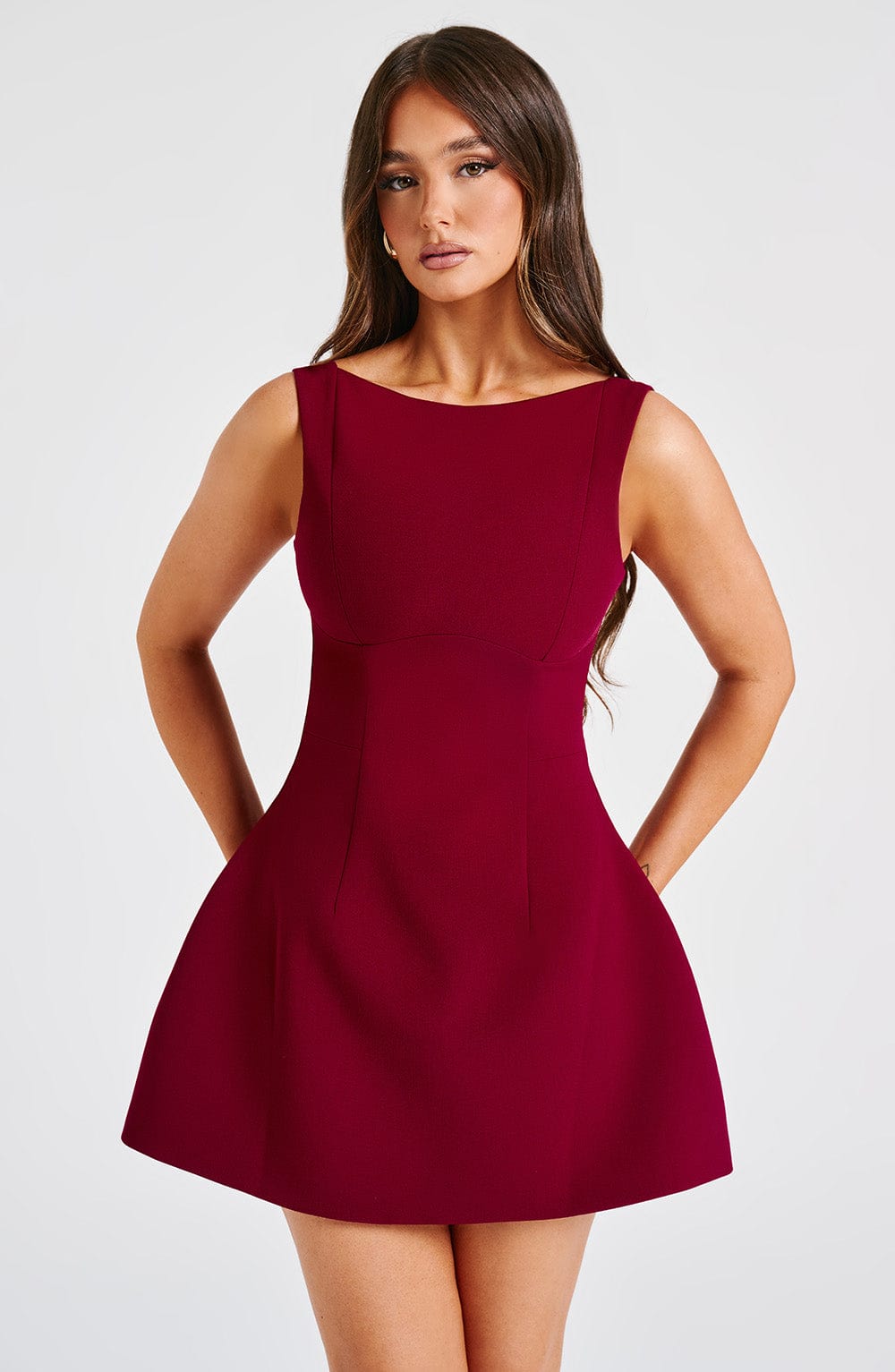 Robe courte Alana - Vin