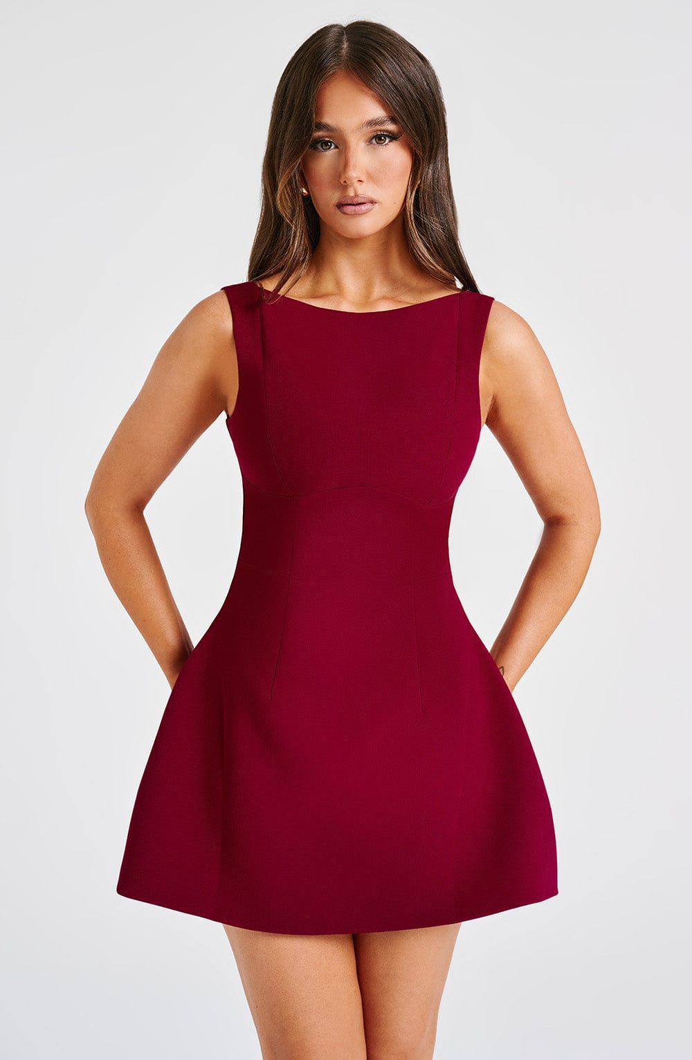 Robe courte Alana - Vin