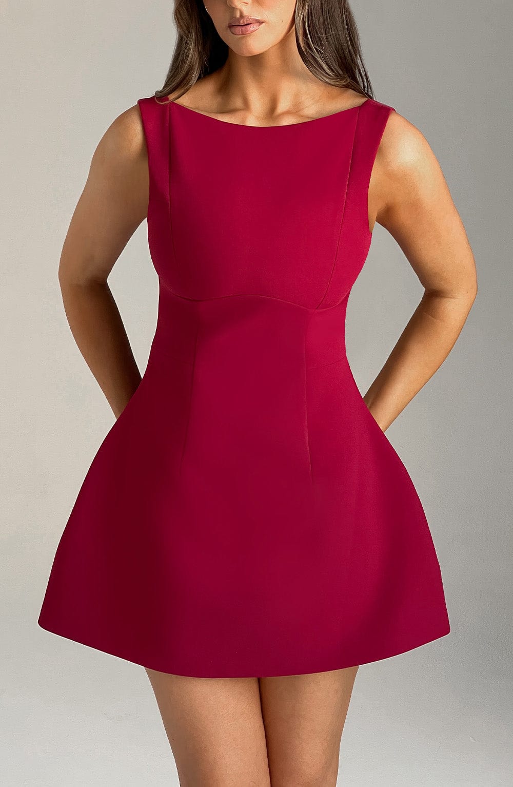 Robe courte Alana - Vin