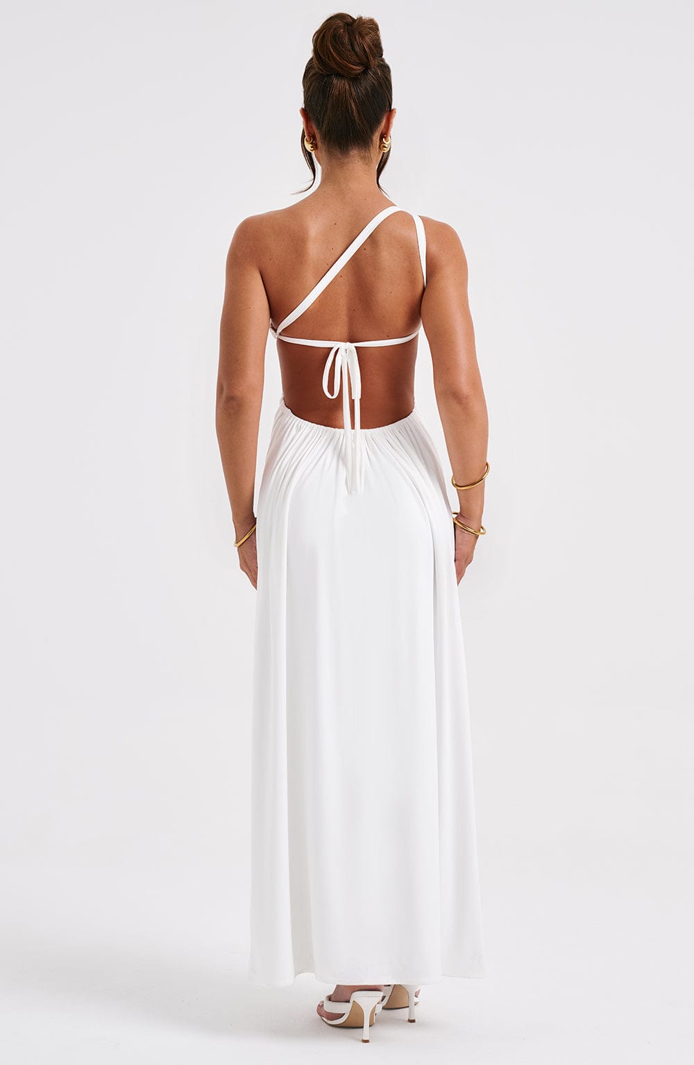 Alecia Maxi Elbise - White