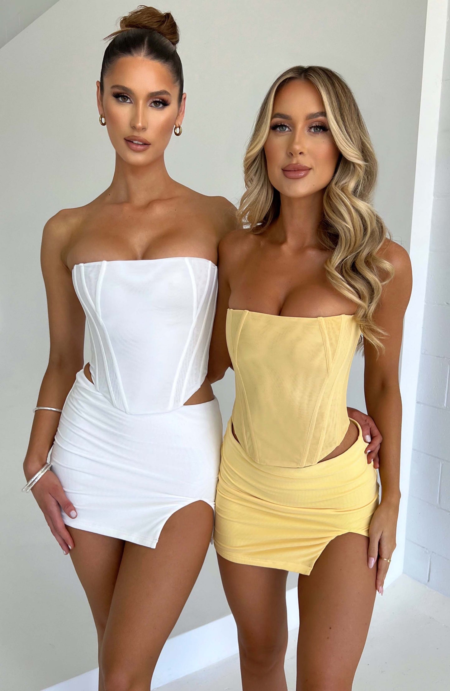 Alina Mini Etek - Citron