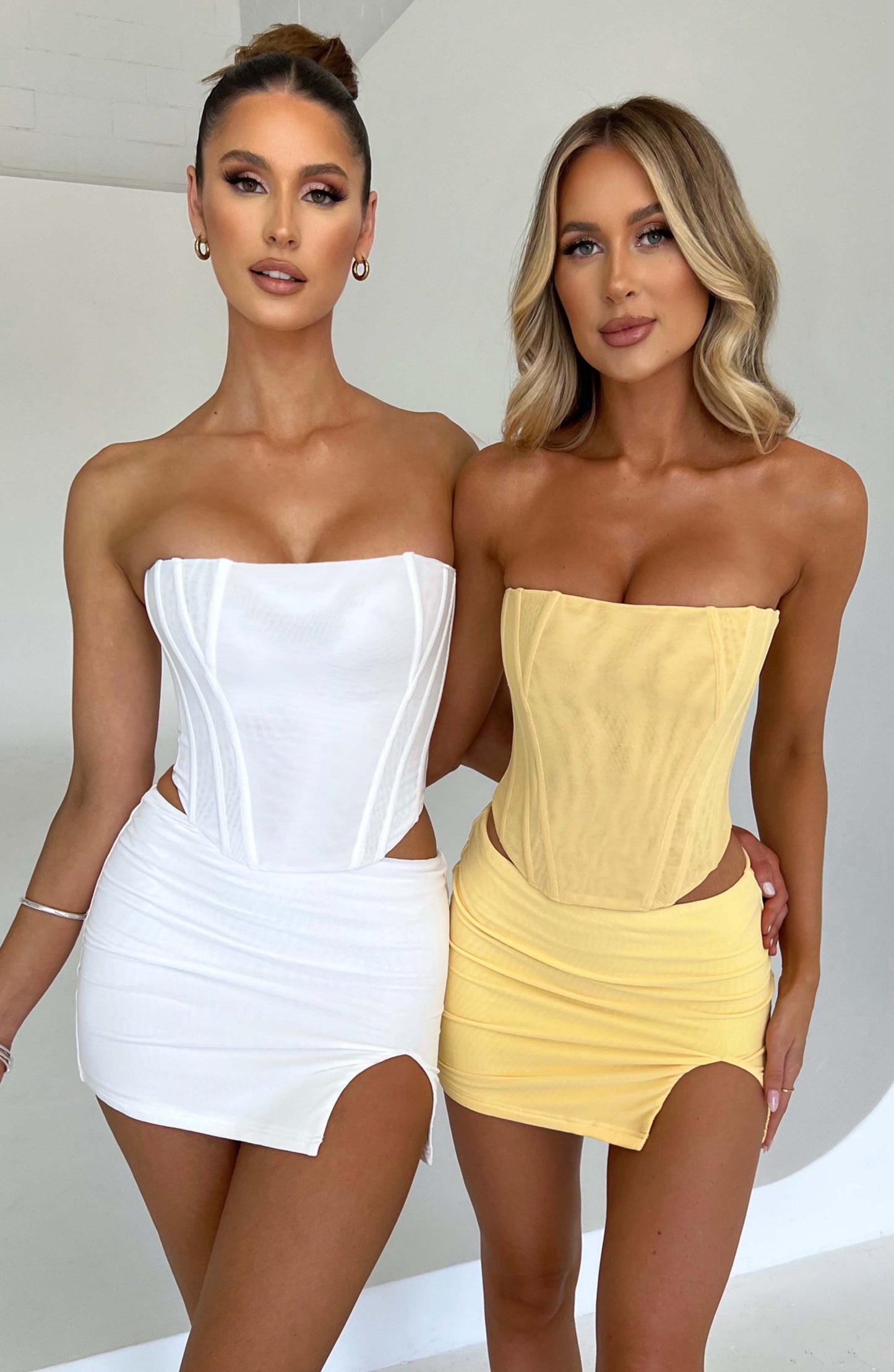 Alina Mini Etek - Citron