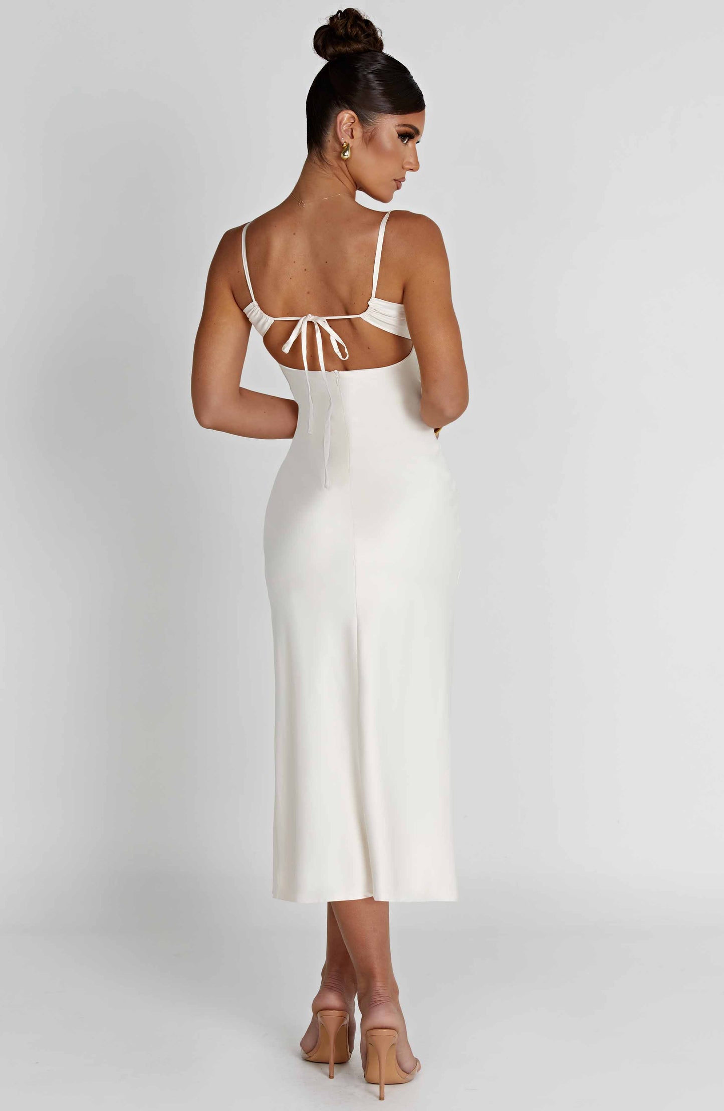 Ardelle Midi Elbise - Ivory