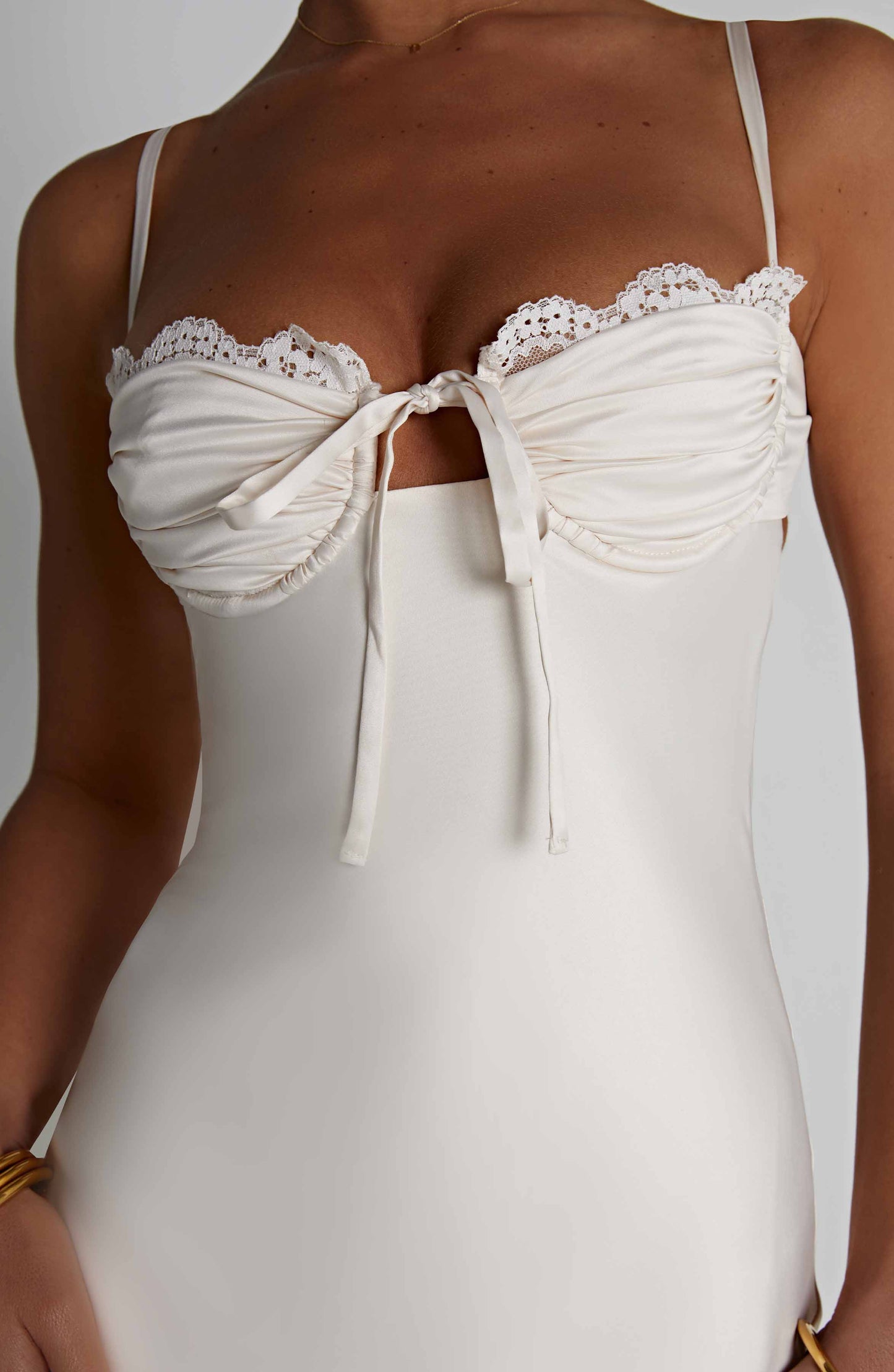 Ardelle Midi Elbise - Ivory