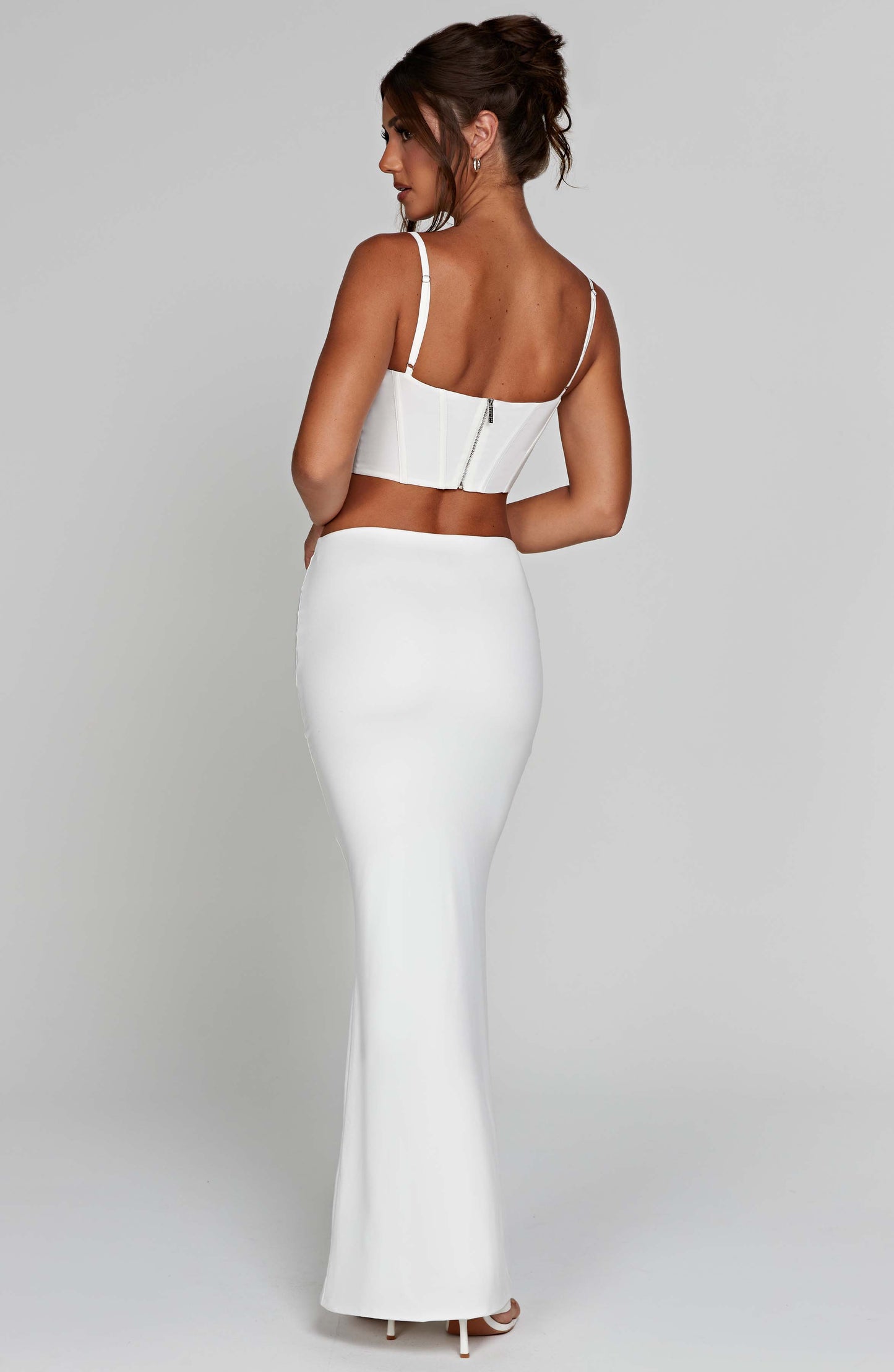 Astrid Maxi Etek - White
