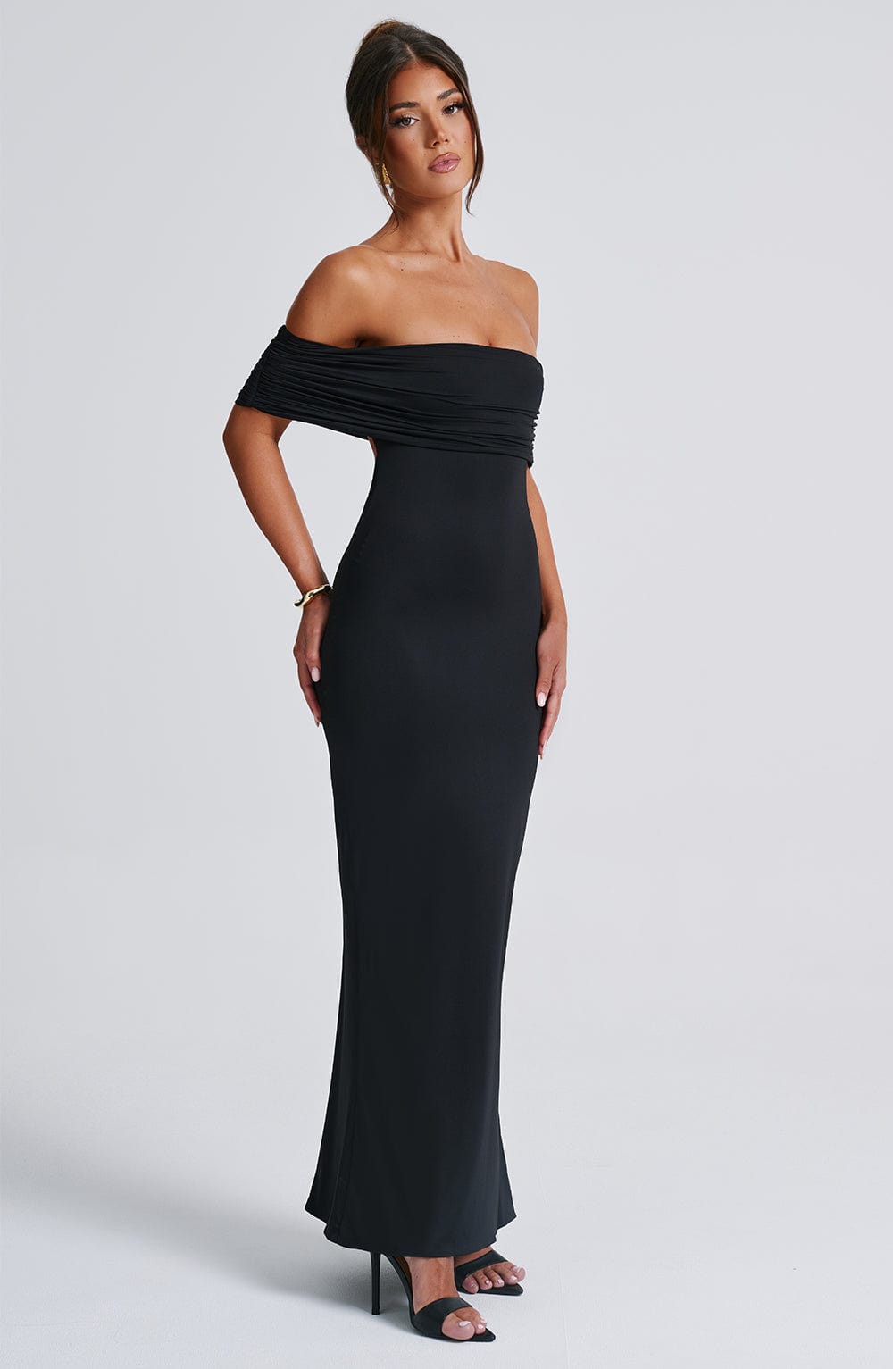 Belinda Maxi Elbise - Siyah