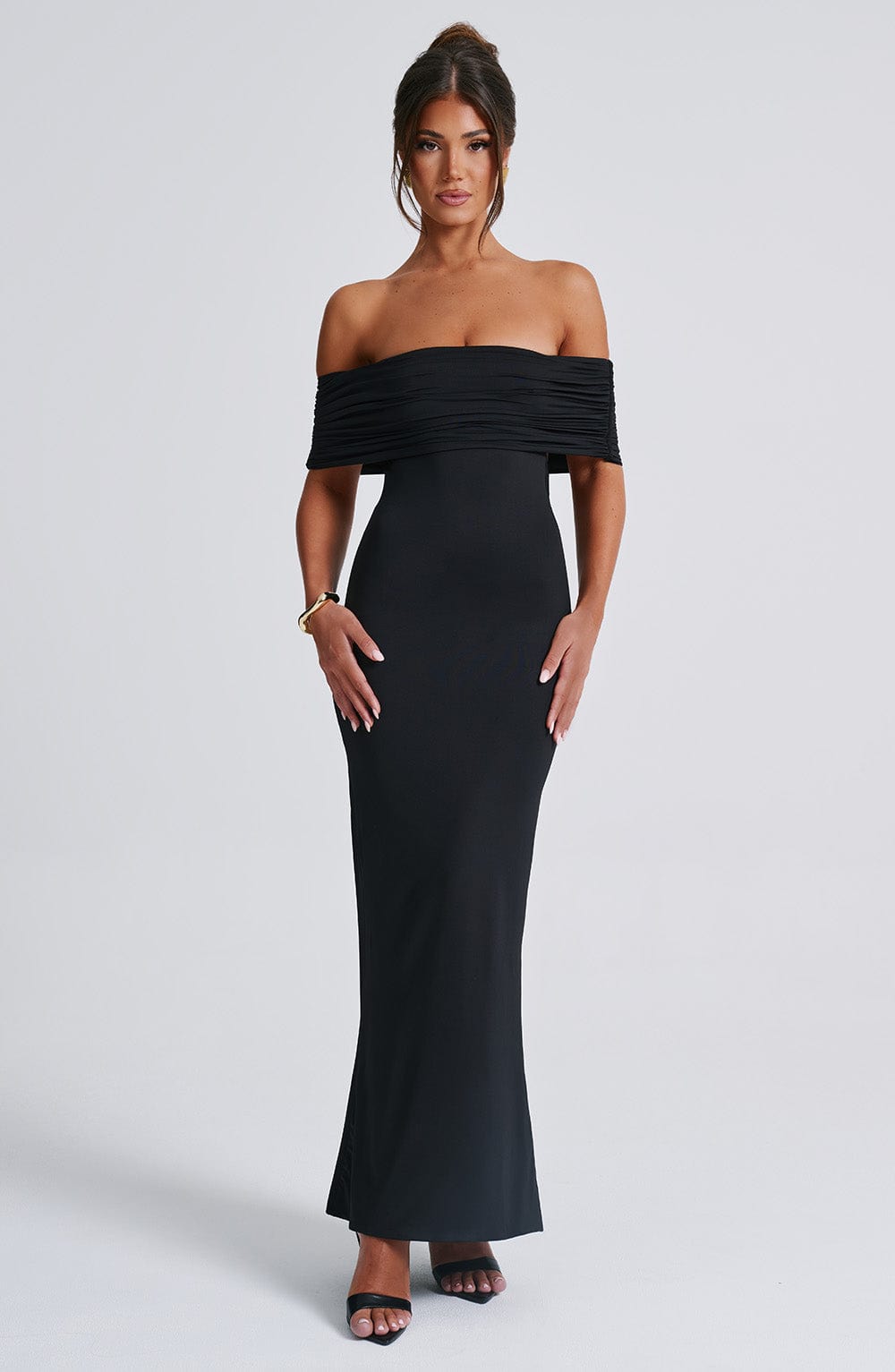 Belinda Maxi Elbise - Siyah