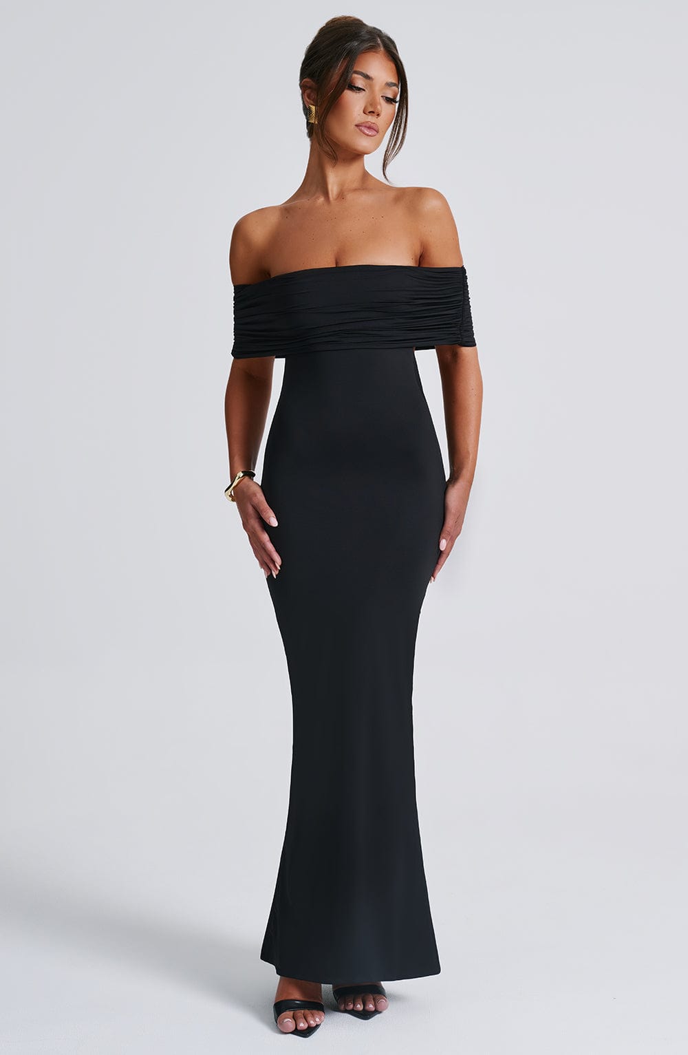 Belinda Maxi Elbise - Siyah