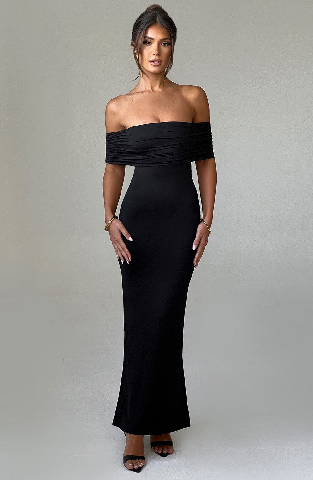 Belinda Maxi Elbise - Siyah