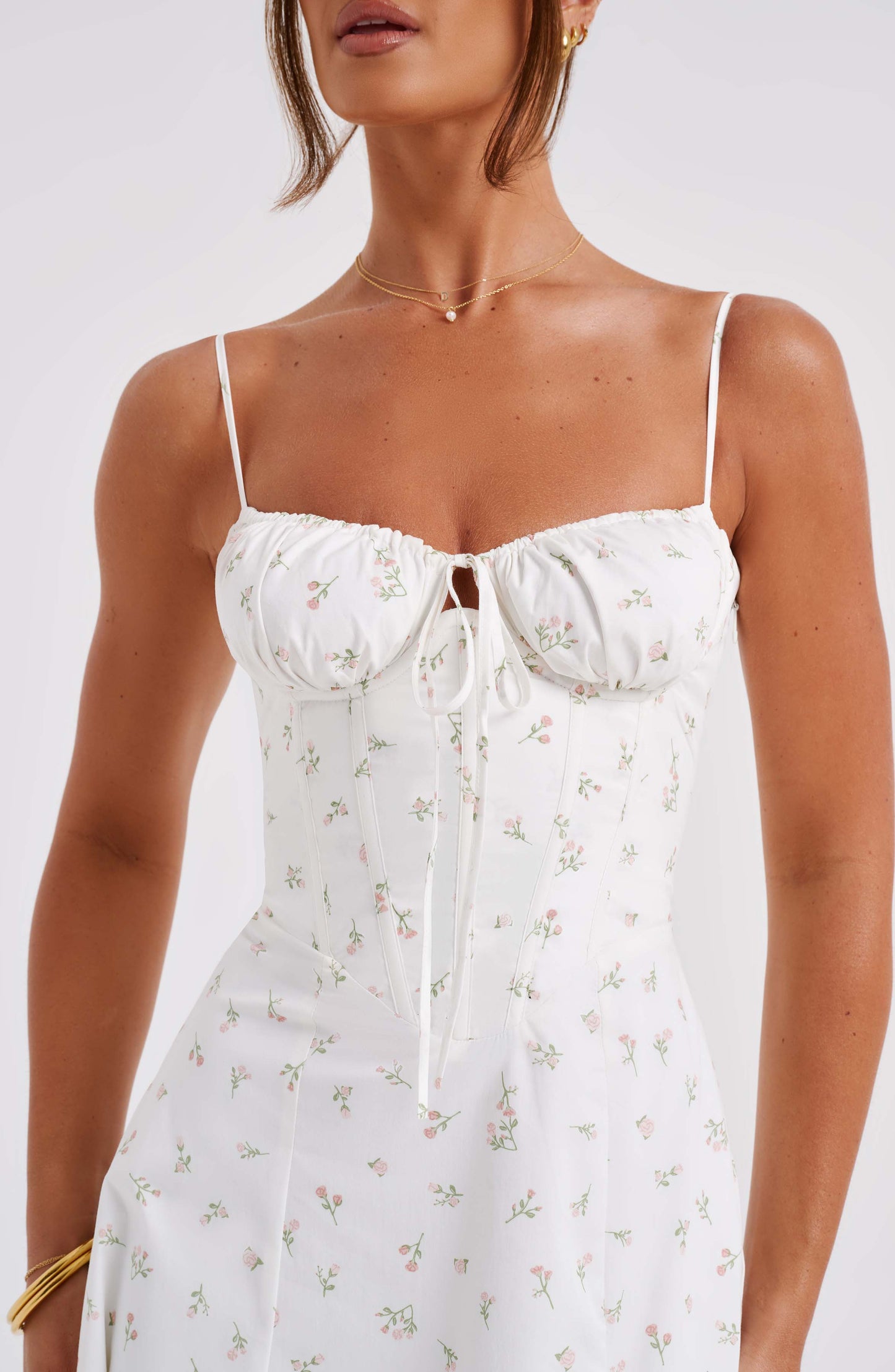 Deanna Midi Elbise - Blush