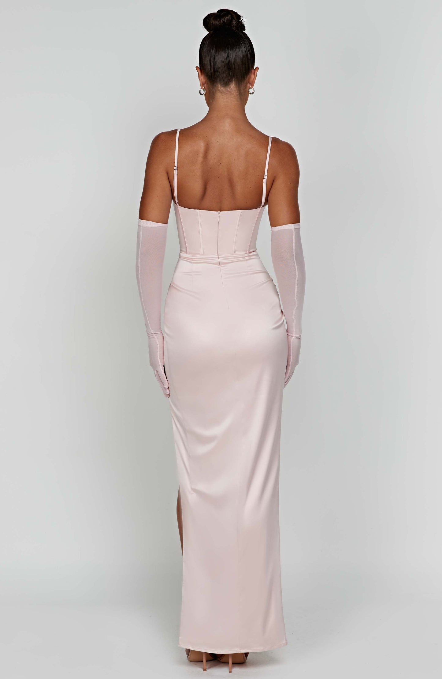 Robe longue Despina - Blush