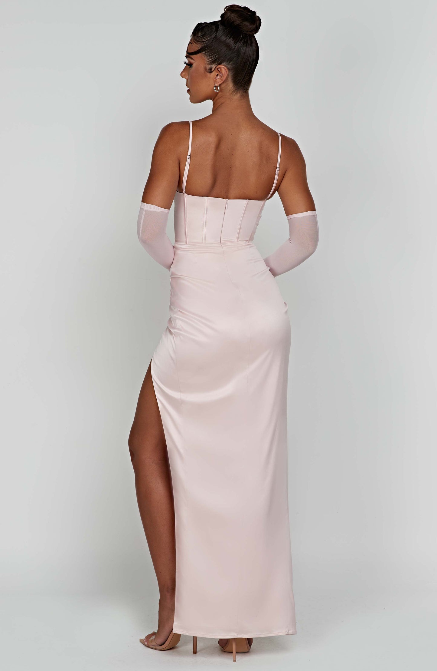 Robe longue Despina - Blush