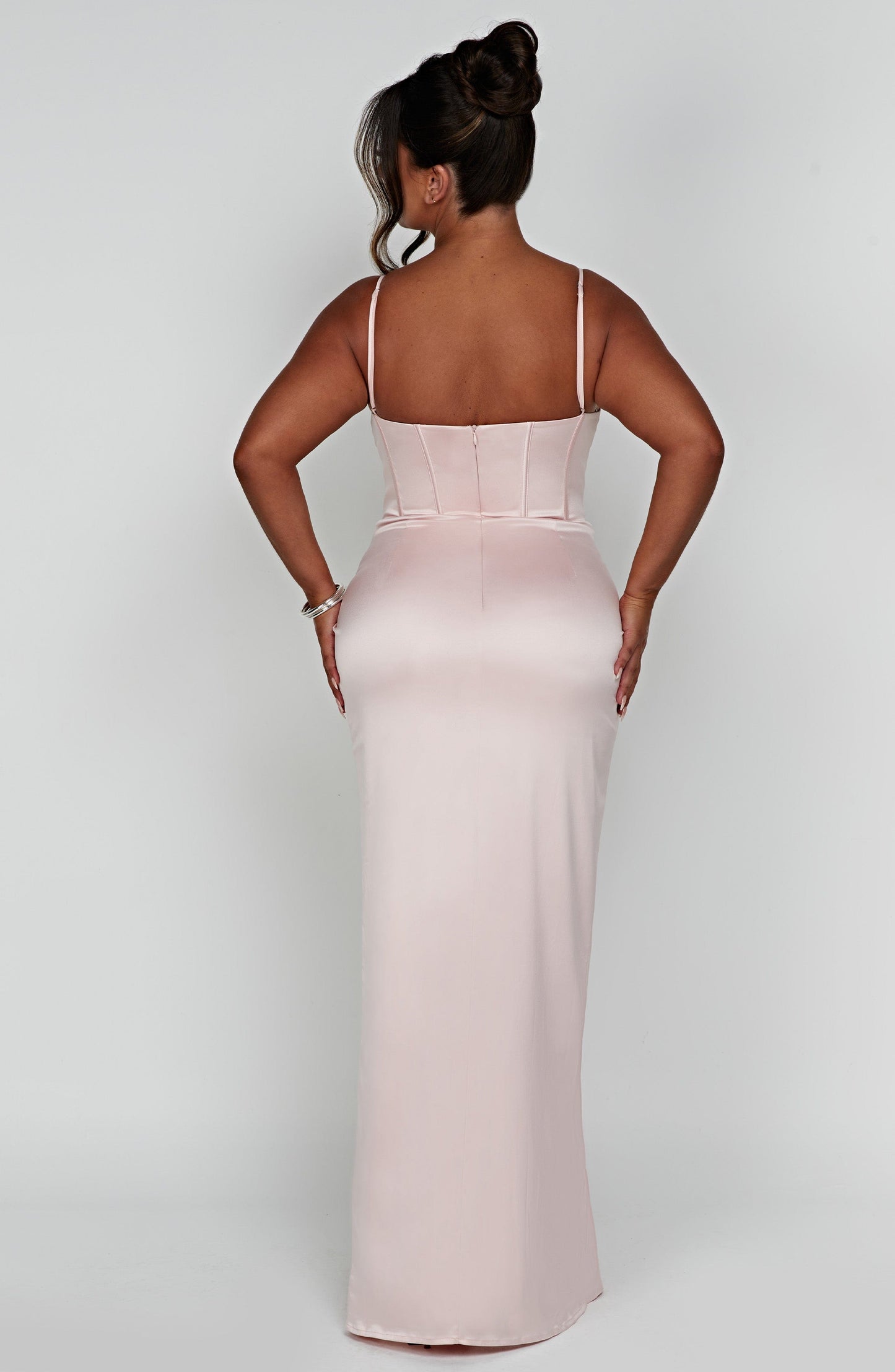 Robe longue Despina - Blush