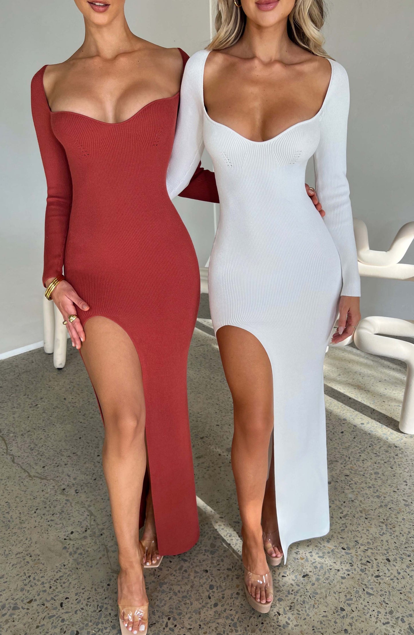 Robe longue Eden - Blanc