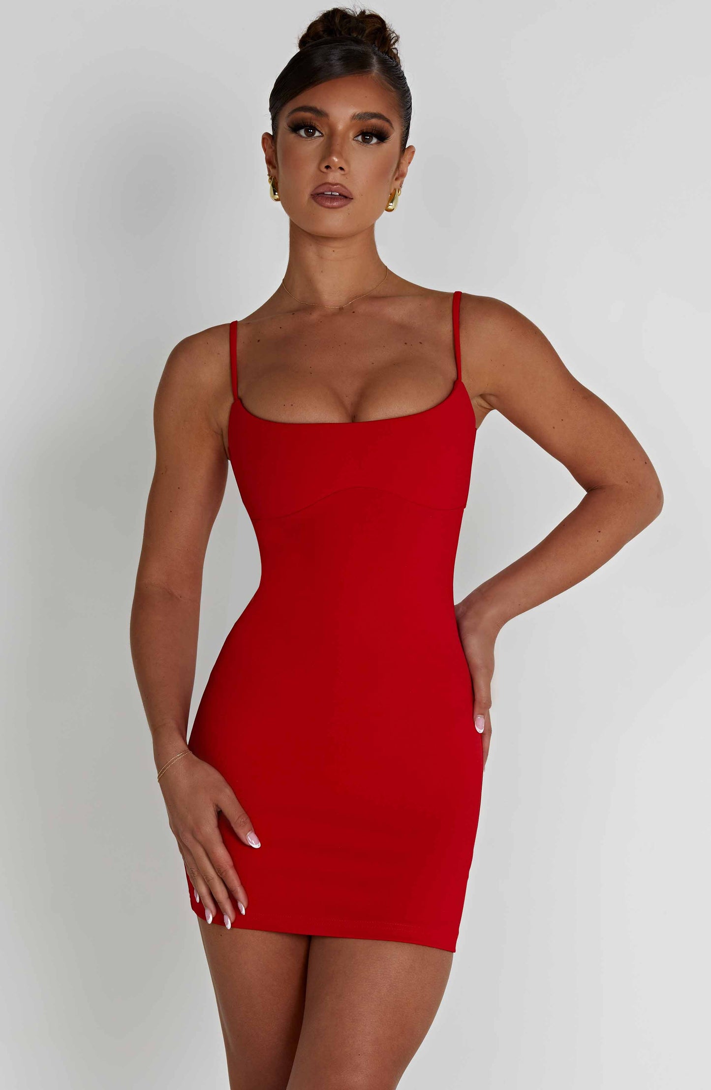 Robe courte Estee - Rouge