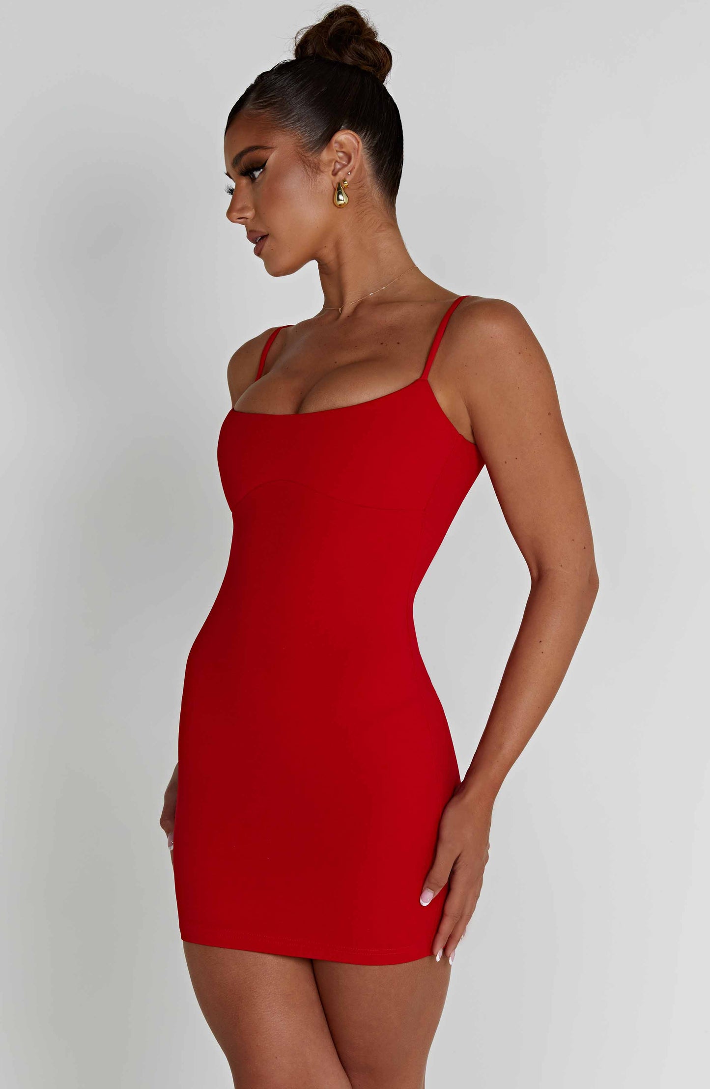 Robe courte Estee - Rouge