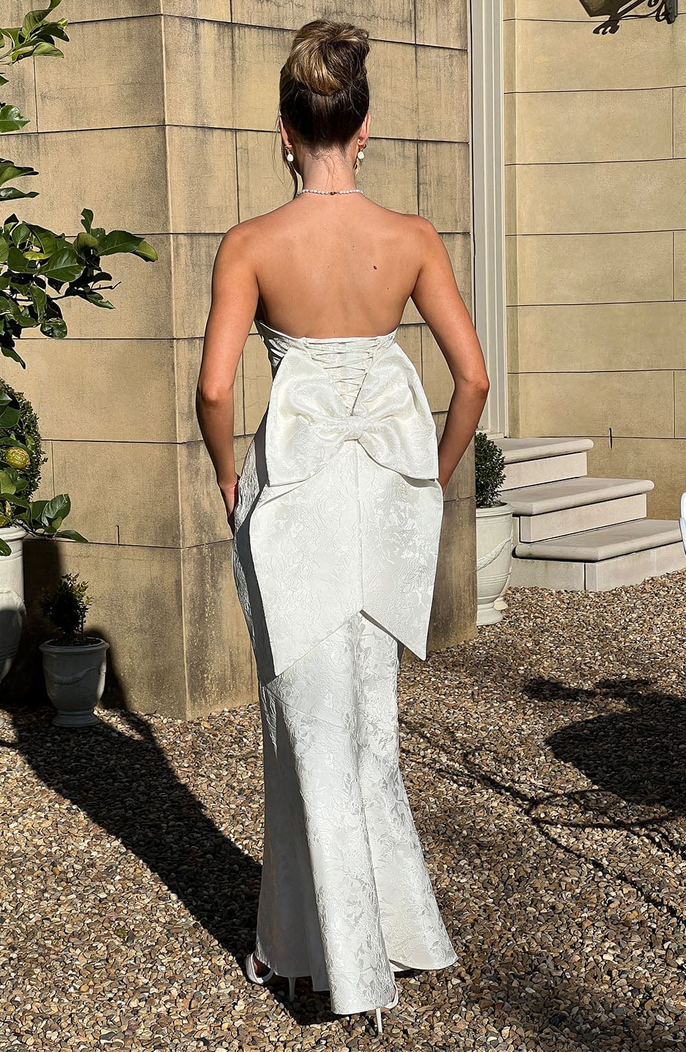 Jupe longue Felicity - Ivoire