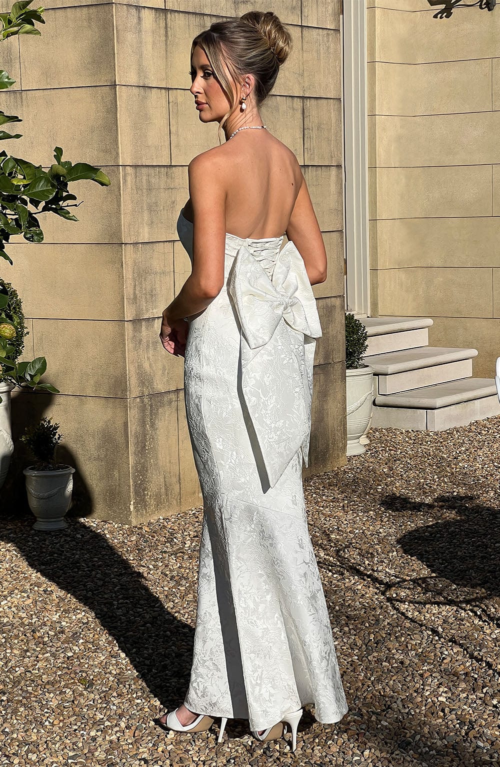 Jupe longue Felicity - Ivoire