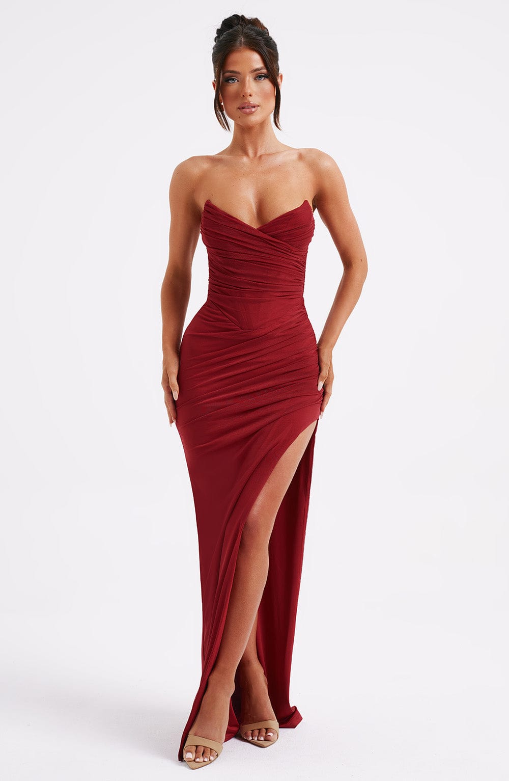 Robe longue Giovanna - Vin