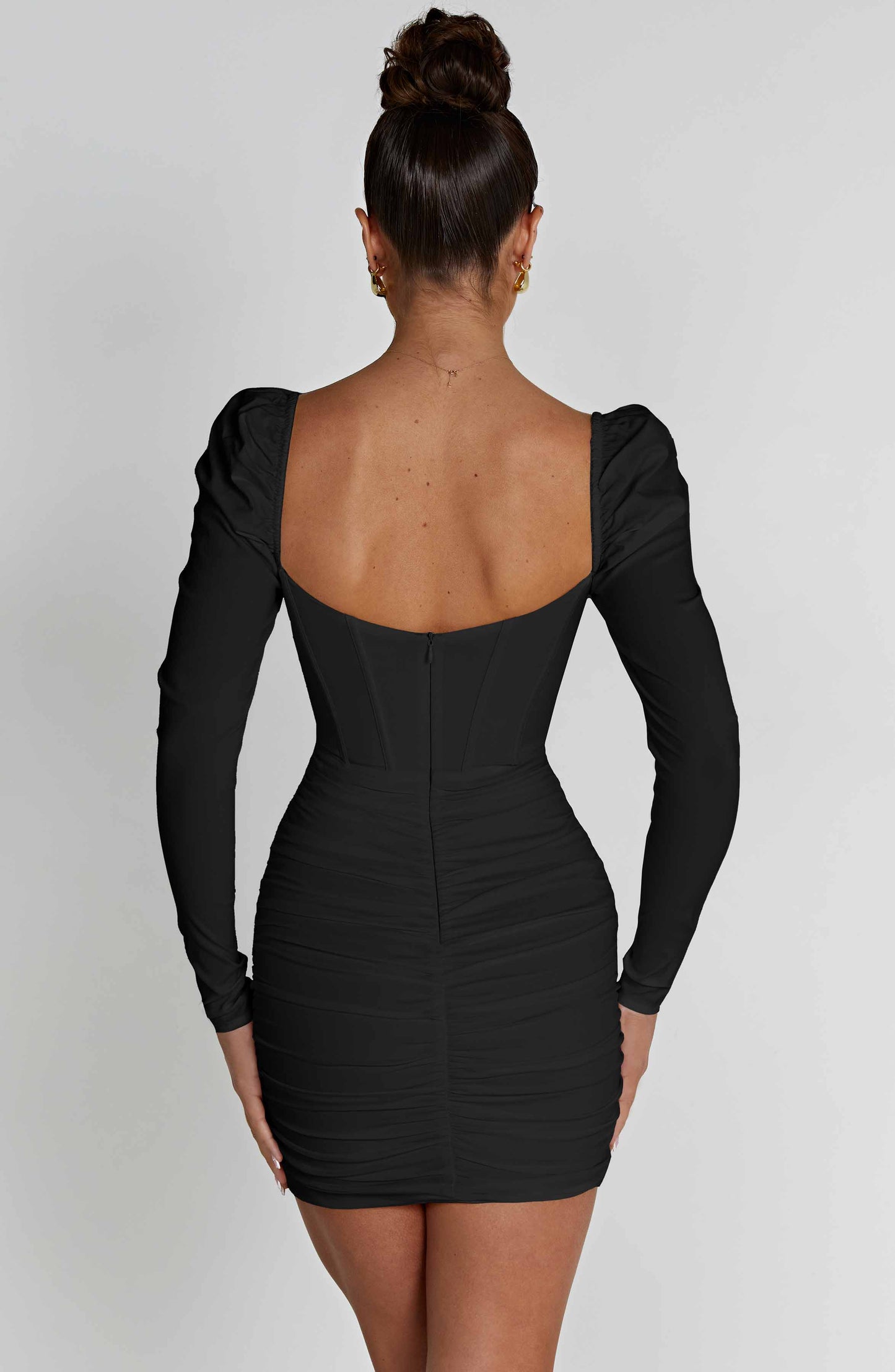 Robe courte Louise - Noir
