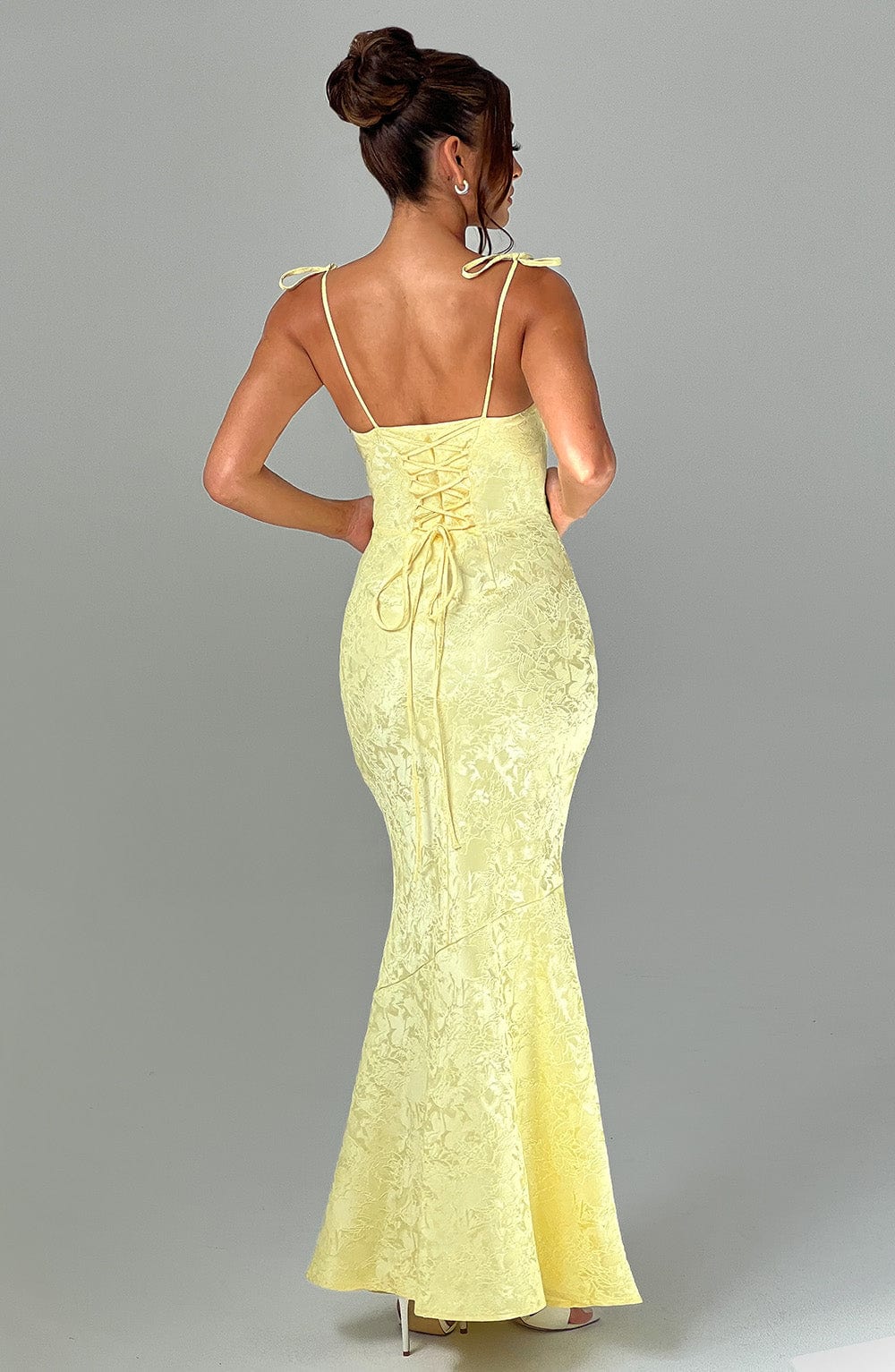 Whitney Maxi Elbise - Lemon