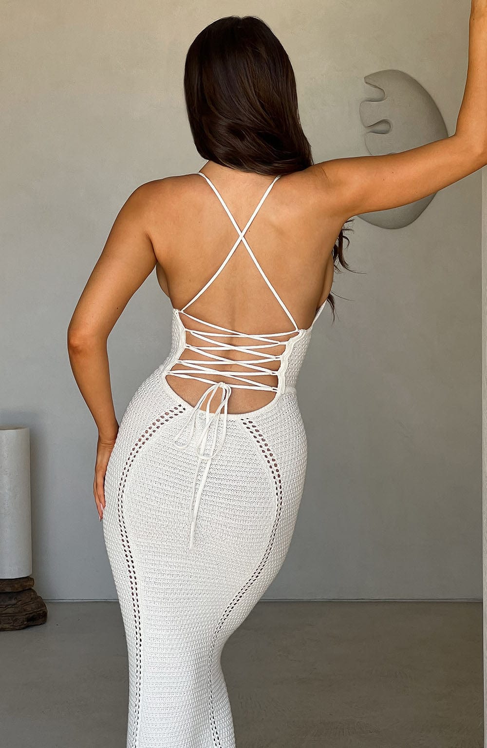 Xanthe Maxi Elbise - White
