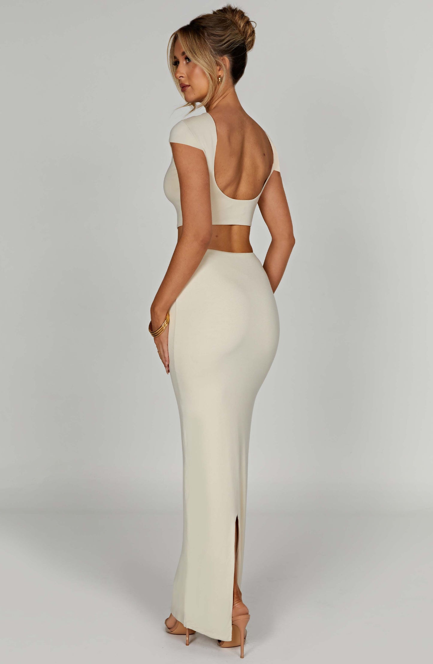 Yazmin Maxi Etek - Cream
