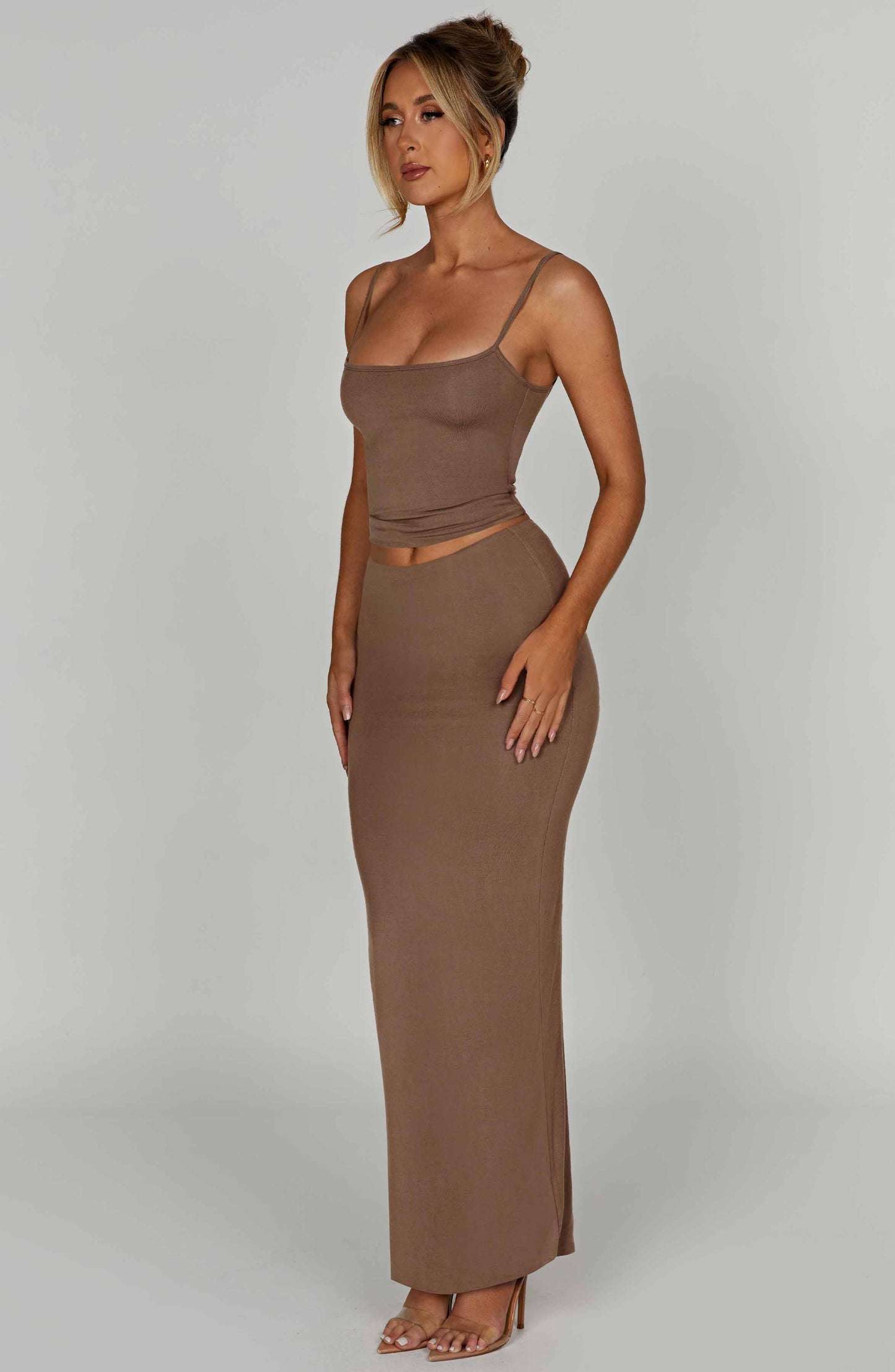 Yazmin Maxi Etek - Mocha