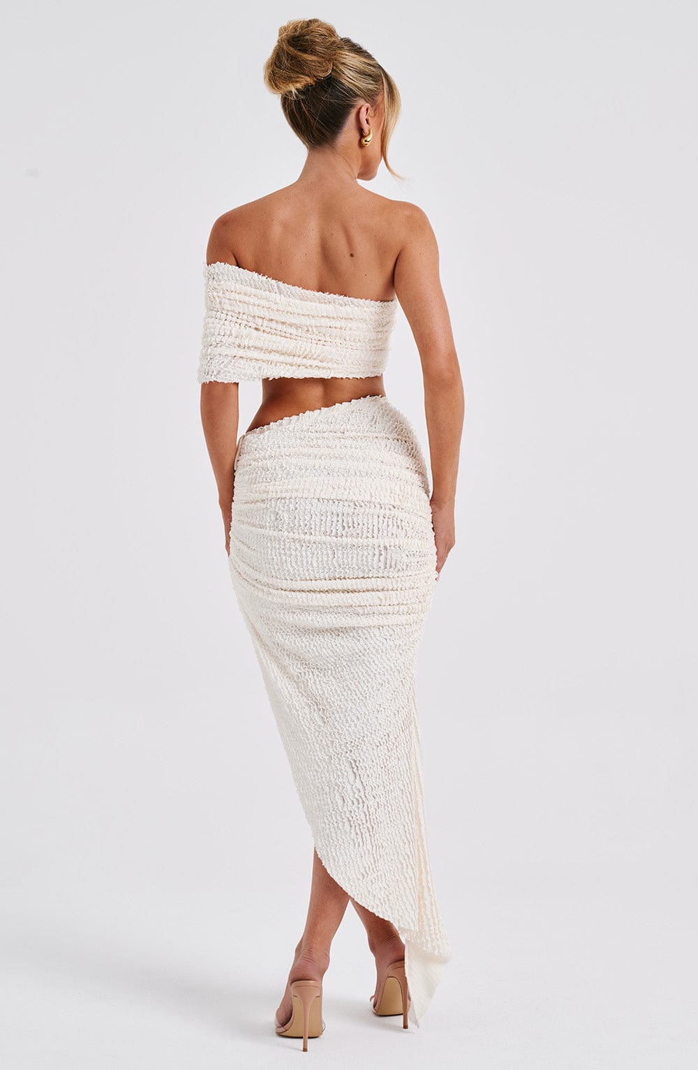 Zina Midi Etek - Ivory