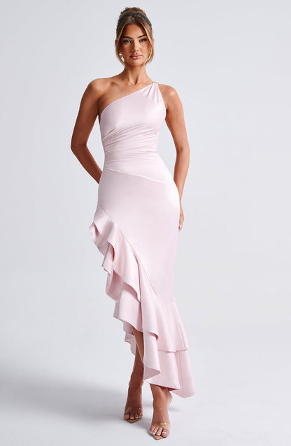 Esmeraya Maxi Elbise - Blush