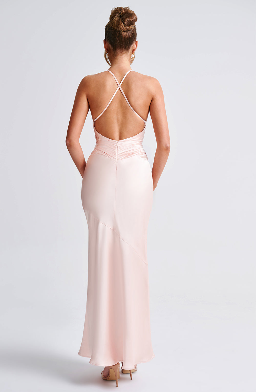 Sarita Maxi Elbise - Blush