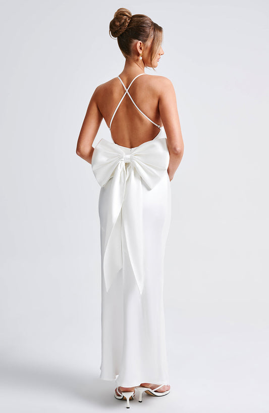 Sarita Maxi Elbise - Ivory