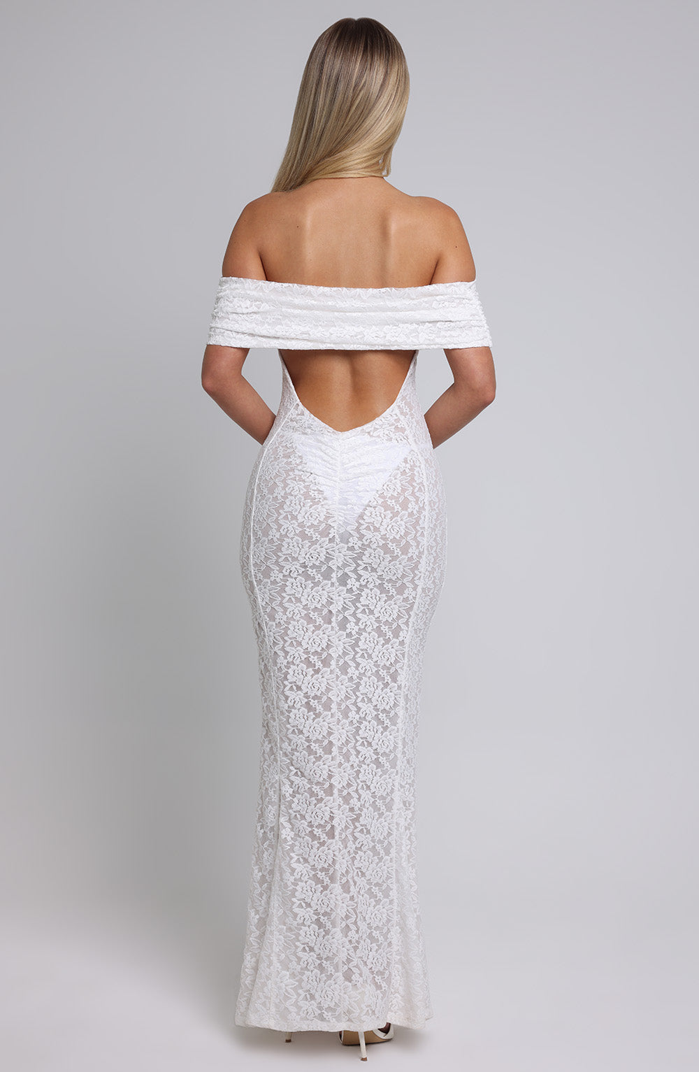 Stephanie Maxi Elbise - Ivory