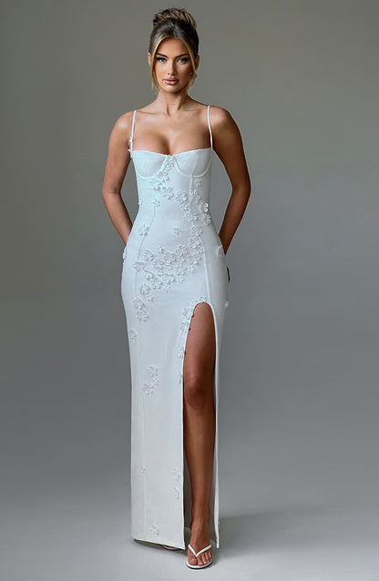 Robe longue Dalary Maxi - Ivoire