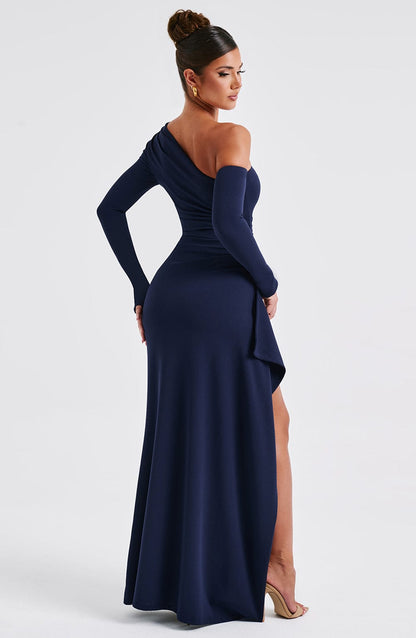 Abrielle Maxi Elbise - Navy