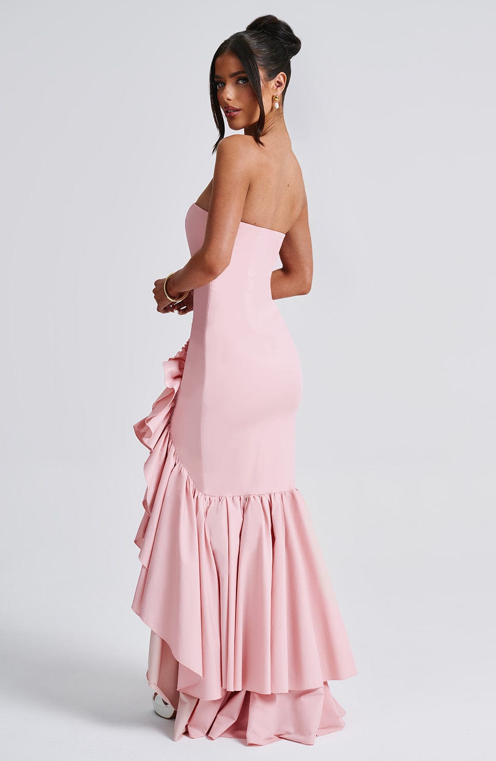 Angelina Maxi Elbise - Blush