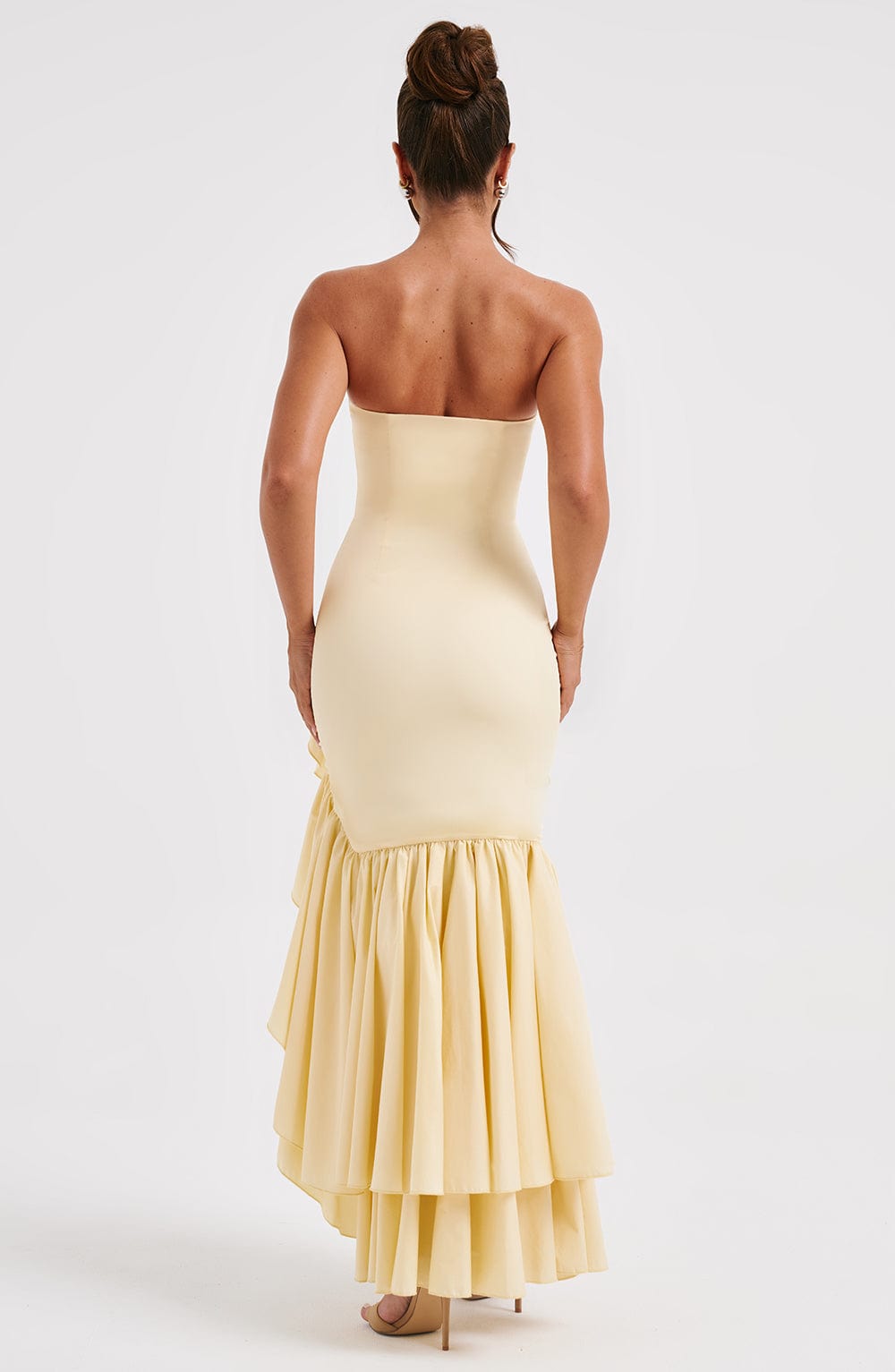 Angelina Maxi Elbise - Lemon