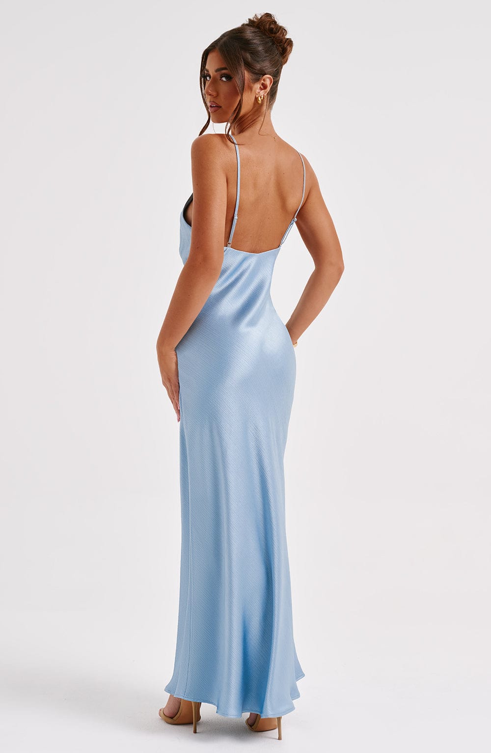 Robe longue Anja - Turquoise