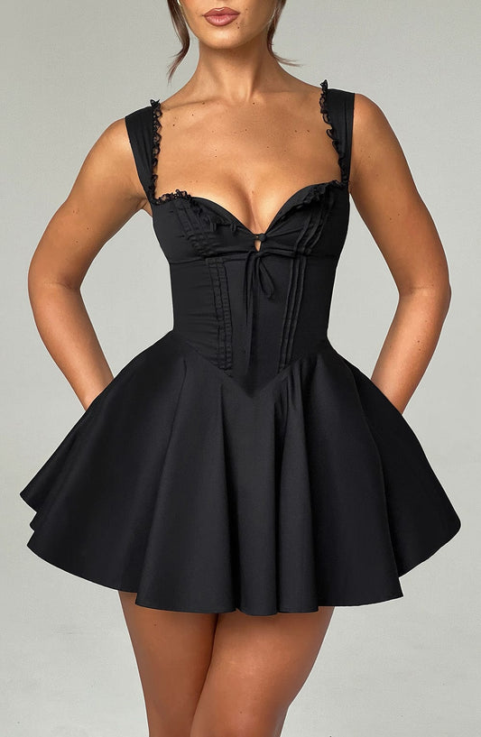 Robe mini Antonella - Noir