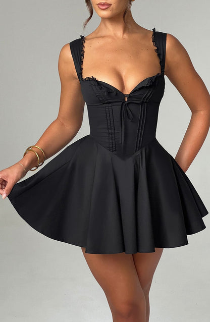 Robe mini Antonella - Noir