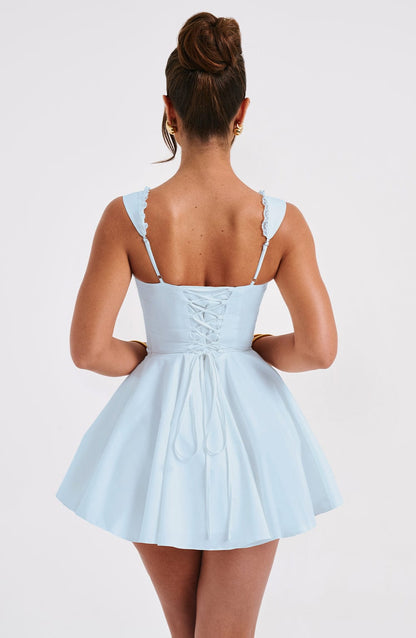 Robe mini Antonella - Bleu