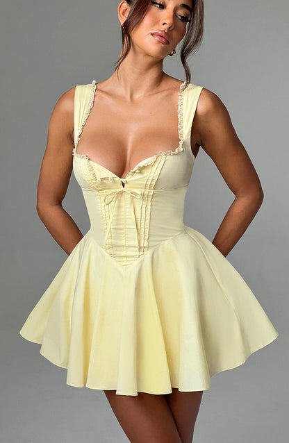 Robe mini Antonella - Citron