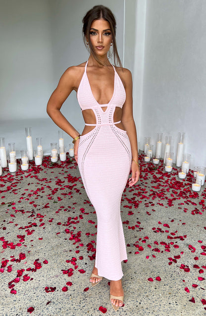 Robe longue Arabella - Blush