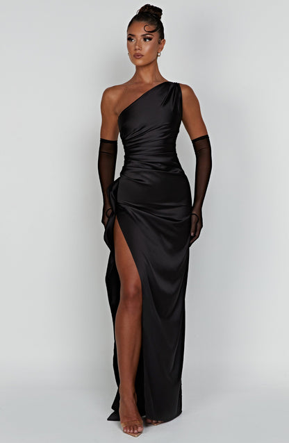 Robe longue Ariel - Noir