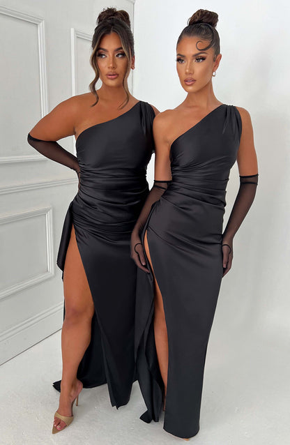 Robe longue Ariel - Noir